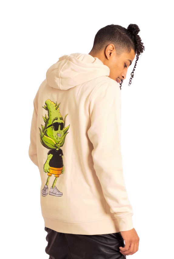 Grow Bud Hoodie beige